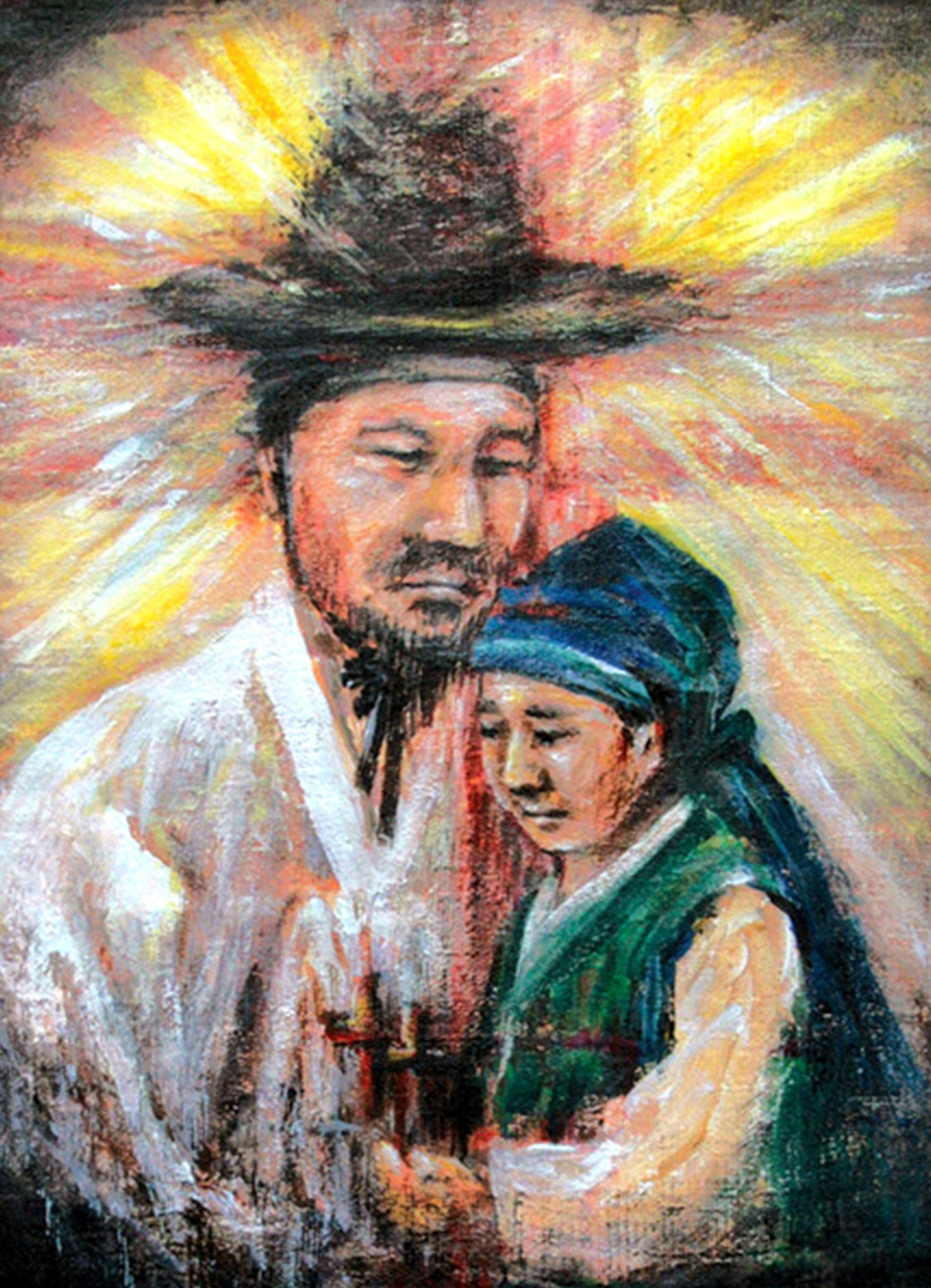 <성 유진길 아우구스티노와 성 유대철 베드로 부자(父子)>
