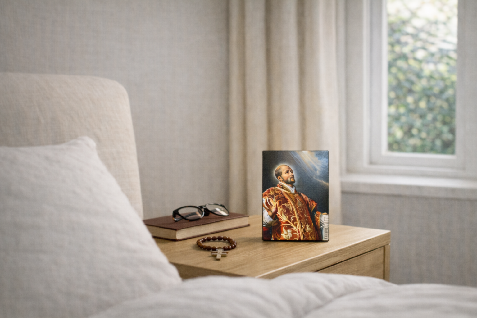 하루의 시작 - 주보성인 액자