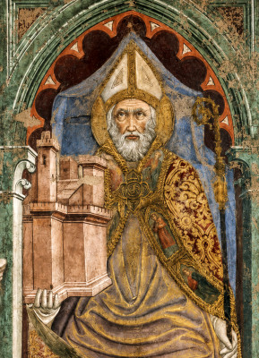 <옥좌의 성 베드로니오와 성 베드로니오·성 스테파노의 생애 이야기(San Petronio in cattedra e storie della vita di San Petronio e Santo Stefano)>